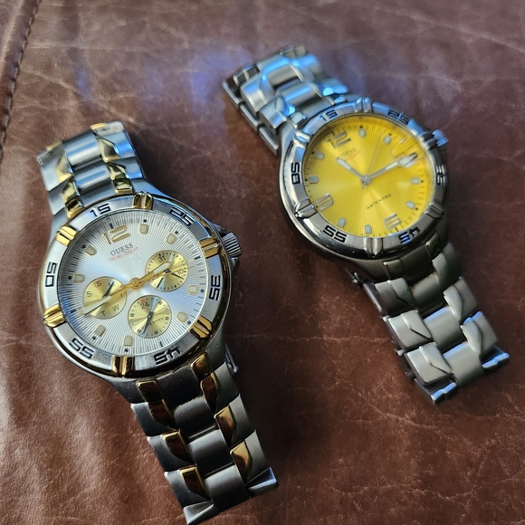 Guess Two-Tone Stainless Steel Watches - Picture 1 of 7